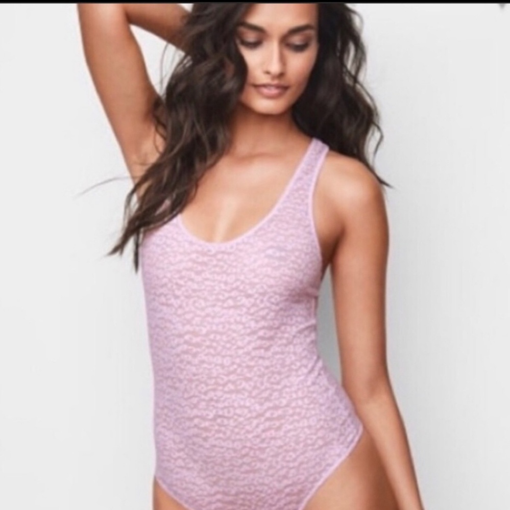 Vs lace bodysuit